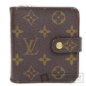 Louis Vuitton Compact Zip Bifold Wallet Monogram Canvas